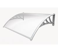 PENSILINA POLICARBONATO ALVEOLARE 160X120cm Trasparente Profilo grigio chiaro -