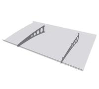 Pensilina da esterno trasparente 140x90cm Xone