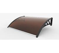 PENSILINA VETRO POLICARBONATO 160X120cm vetro oscurato fumè - TETTOIA da esterno