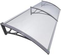 Pensilina VOUNOT 200x80cm tettoia in policarbonato per porta balcone