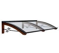 pensiline tettoie legno lamellare pensilina su misura policarbonato LEGNO FOGLIA