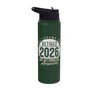 Pensionamento 2026 In pensione 2026 Non è più il mio problema Vintage Stainless Steel Insulated Water Bottle