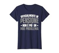 Pensionamento Pensione Non È più Un Mio Problema Maglietta, Donna, Navy, 3XL