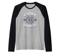 Pensionamento University 2025 Non è Il Mio Problema Divertente pensionamento Maglia con Maniche Raglan
