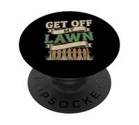 Pensionato 2026 Get Off My Lawn design per pensionati PopSockets PopGrip Adesivo