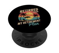 Pensionato 2026 Il mio progetto del piano pensionistico per pensionati PopSockets PopGrip Adesivo