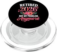 Pensionato 2026 Non è più il mio problema Pensione femminile floreale PopSockets PopGrip per MagSafe