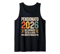 Pensionato 2026 Traguardo della Pensione con Ironia Canotta