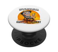 Pensione 2025 Ogni sorso ha il sapore che non è un mio problema PopSockets PopGrip Adesivo