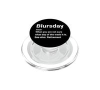 Pensione per Boss Blursday Non sono sicuro di che giorno sia PopSockets PopGrip per MagSafe