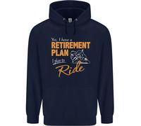 Pensione Plan Motociclista Moto Uomo Felpa