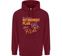 Pensione Plan Motociclista Moto Uomo Felpa