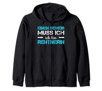 Pensionierung Einen Scheiß Muss ICH Bin Rentnerin Rente Felpa con Cappuccio