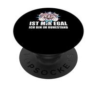 Pensionierung Ist Mir Egal Ich Bin Im Ruhestand Rente PopSockets PopGrip Adesivo
