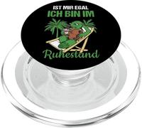 Pensionierung Ist Mir Egal Ich Bin Im Ruhestand Rente PopSockets PopGrip per MagSafe