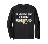 Pensionierung Mi mancherebbe Gar Nix! ICH Bin Im Ruhestand Rente Maglia a Manica