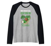 Pensionierung MIR Doch Egal ICH Bin in Affitto Maglia con Maniche Raglan