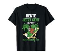 Pensionierung Rente Jet Die Party Erst Richtig Los Rente Maglietta