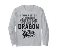 Penso Che Molti dei Miei Problemi sarebbero risolti se avessi Un Drago Maglia a Manica