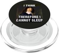 Penso quindi di non poter dormire Rene Descartes PopSockets PopGrip per MagSafe