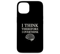 Penso quindi di pensare troppo alla filosofia del cervello divertente Custodia per iPhone 13