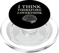 Penso quindi di pensare troppo alla filosofia del cervello divertente PopSockets PopGrip per MagSafe