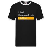Penso, Quindi Voto Lib Dem - Ringer Uomo - Elezione Dei Liberali