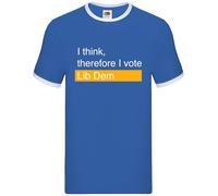 Penso, Quindi Voto Lib Dem - Ringer Uomo - Elezione Dei Liberali