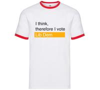 Penso, Quindi Voto Lib Dem - Ringer Uomo - Elezione Dei Liberali