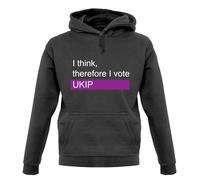 Penso, Quindi Voto UKIP Felpa Unisex - Elezione - Politica - Batten