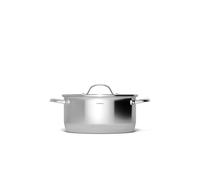 Pensofal - Casseruola cilindrica 2 maniglie diametro 24 cm con coperchio in vetro Articolo New Era