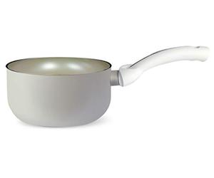 Pensofal, Casseruola, Serie White Diamond®, Alluminio con Rivestimento Antiaderente a 6 Strati, Diametro 16 cm, 1,5 Litri, Manico Soft Touch, Adatta All'induzione, Bianco