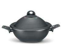 Pensofal Padella Wok VapSì IQ Connect cottura a vapore 2 maniglie rivestimento Diamond alluminio antiaderente da induzione diametro 24 cm 3 litri