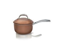 Pensofal, Pentola per pasta, Serie Magnifiqa®, Pastasi, Antiaderente, Diametro 16 cm, Adatta All' induzione, 1,5 L, Utilizzabile in Forno, In scatola regalo, Interno Diamante 24K, Effetto Rame