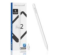 Penstudio Penna stilo PS1-Pro2 per iPad 2018-2024 Alternativa alla Apple Pencil con ricarica rapida USB-C, sensibilità all'inclinazione, rifiuto del palmo, pulsante laterale programmabile, punte in