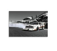 PENTAB Audi Quattro S1 Rally Car Drift Poster, arte decorativa da parete, 30,5 x 45,7 cm, camera da letto e soggiorno, casa/automotive