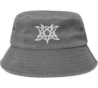 Pentacolo della Tripla Luna Pagano Unisex Cotone Cappello da Sole Moda Cappello da Pescatore Casual Secchio Cappelli per Spiaggia Viaggi All'Aperto