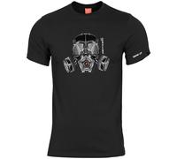 Pentagon Ageron Maschera Antigas Maglietta Sicurezza Tattico Uomo Cotone Negro