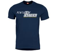 Pentagon Ageron T-shirt Go Tactical Superiore Uomo Casuale Cotone Midnight Blue