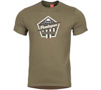 Pentagon Ageron Victorious T-Shirt Cotone Uomo Lavoro Casual Running Coyote