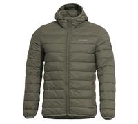 Pentagon Aurora Puffer Giacca Nylon Uomo Incappucciato Isolato Caldo RAL 7013