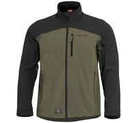 Pentagon Elite Light Softshell Giacca Uomo Idrorepellente YKK RAL 7013 / Nero