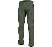 Pentagon Gomati XTR Pantaloni Tattici Uomo Pesca Convertibili Zip Off Camo Green
