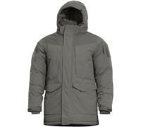 Pentagon HCP Parka Uomo Impermeabile Cappotto Isolato Inverno Caccia Cinder Grey