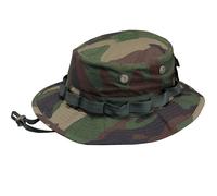 Pentagon Jungle Hat Commando Ripstop Camo Tattico Copricapo Protettivo Woodland