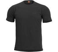 Pentagon Levantes Crew Neck Camicia Uomo Polo T-shirt Tattico Corsa Cotone Nero