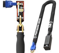 PENTAGON Lucchetto a catena per bicicletta, chiusura magnetica brevettata, resistente, antifurto, per biciclette, e-bike, scooter e moto, massima sicurezza, strumento di protezione per bici (140 cm)