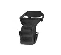 PENTAGON Marsupio cosciale uomo donna militare MAX -S 2.0 (Taglia Unica, Black)
