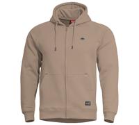 Pentagon Phaeton Felpa Con Zip Uomini Urbano Casuale Pile Pesca Caldo Tan Brown