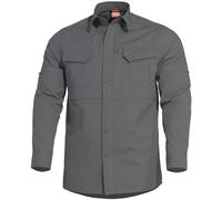 Pentagon Plato Tattica Camicia Uomo Manica Lunga Guardia Esercito Wolf Grey